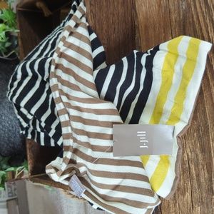 J. Jill Striped Infinity Scarf NWT